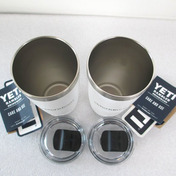 2 YETI 10 OZ RAMBLER TUMBLERS - Picture 9 of 11
